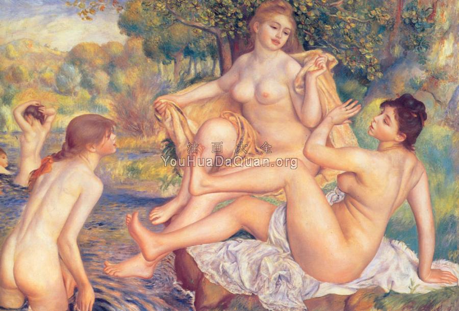 The Large Bathers - 皮埃尔·奥古斯特·雷诺阿